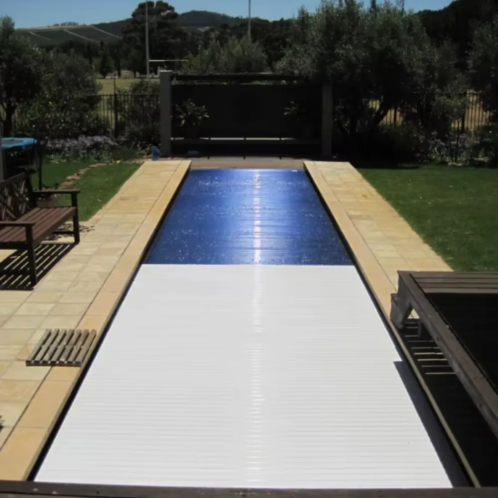 Automatic Pool Cover for Clean Water Outdoor Swimming Pool Safety Cover Retractable Pool Enclosure System