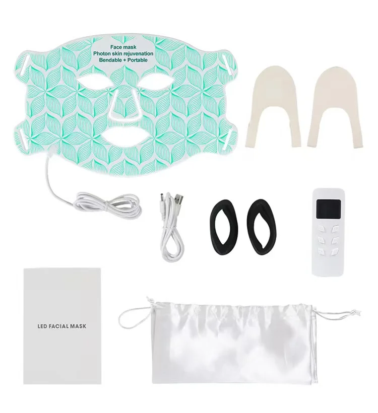 Facial Mask with Led Light 8 Color Light Electrical Led Facial Mask Home Use Facial Mask Red Infrared Led Light Therapy