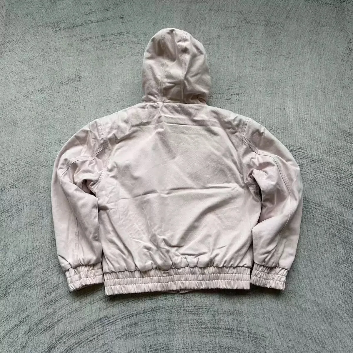 جينز بقلنسوة مطرز بزهر الكرز بتصميم عتيق غير رسمي بنطال ذو قصة أرجل واسعة ملابس Y2K بدلة جينز فضفاضة مطرزة للرجال