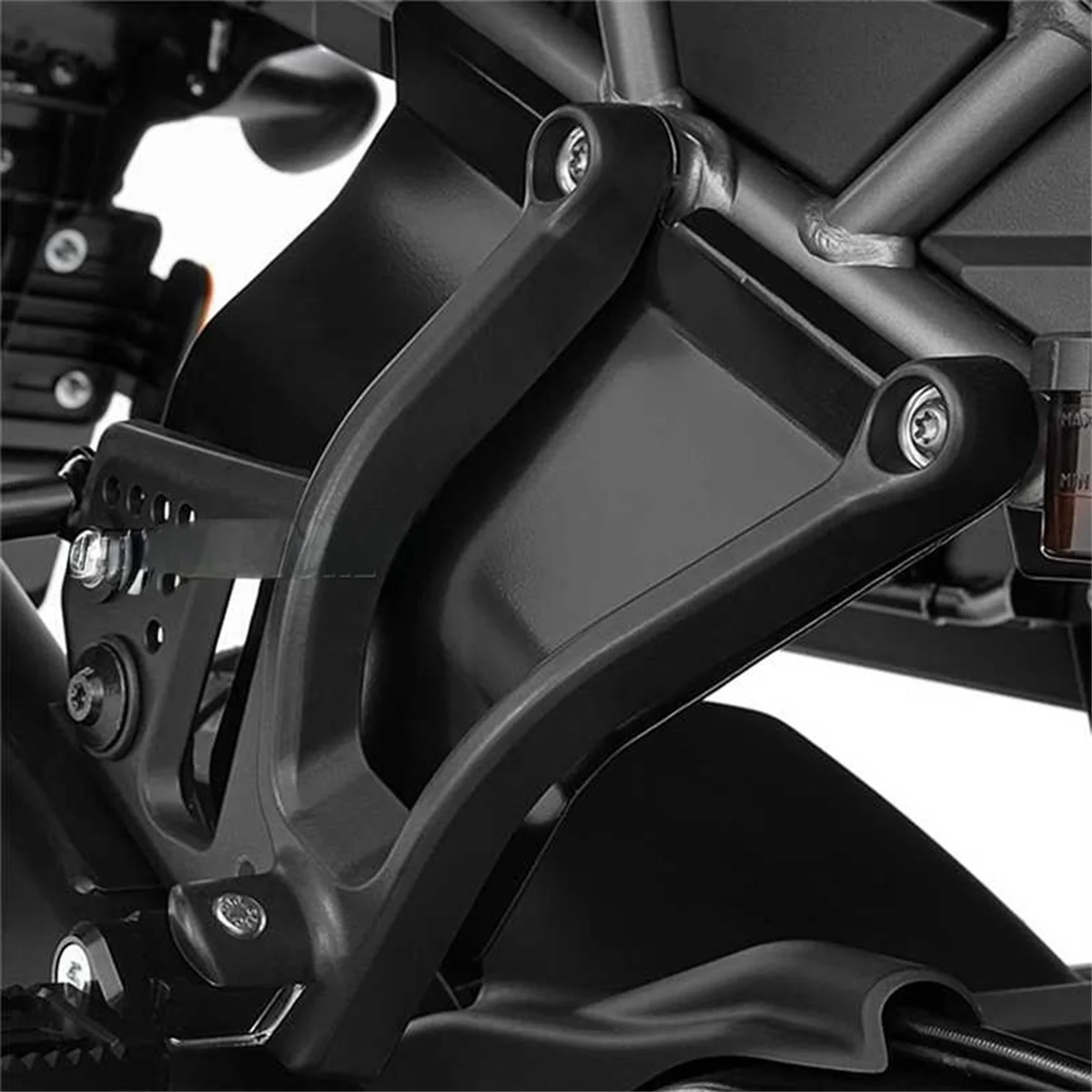 A02Q-Motorcycle Passenger Footrest Side Stand Cover Fender Splash Protection Cover for Harley Pan America PA1250 Special