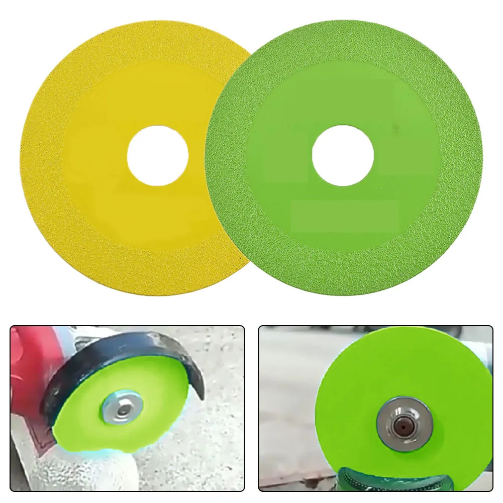 2pcs 100mm Glass Cutting Disc 100mm Ultra-thin Saw Blade Diamond Marble Saw Blade For Jade Wine Bottle Ceramic Cutting