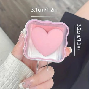 3D Cartoon Love Heart Charger Protector Kit, Cable Organizer, Cord Winder, Database Management, iPhone 14, 13 Pro Max, 18W, 20W 8 Main Sales Protector Iphone Charger - №7