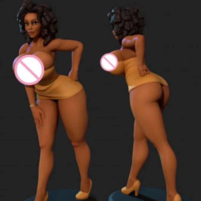 Figurka żywiczna Black Pearl skala 1/24, wysokość pionowa 75mm, zestaw do samodzielnego montażu, miniatury, model do sklejenia, niezmontowany, niepomalowany, diorama, zabawki.