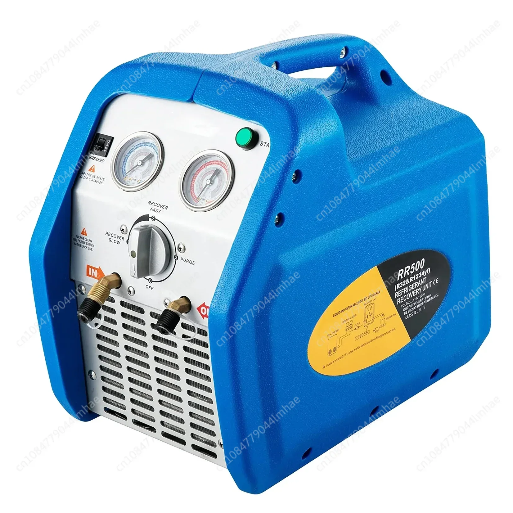 Hot Selling Dual Voltage 110-120V AC Refrigerant Recovery Machine for Air Conditioning Repair R134a and R410a Automotive System