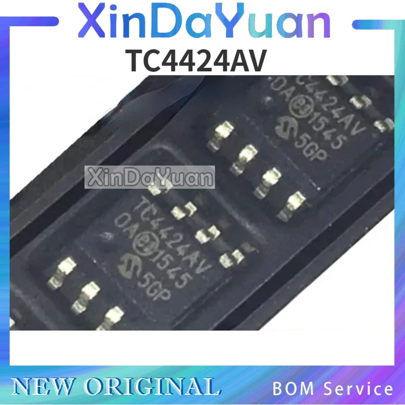 10 pcs TC4424 TC4424AVOA TC4424AV  SOP-8