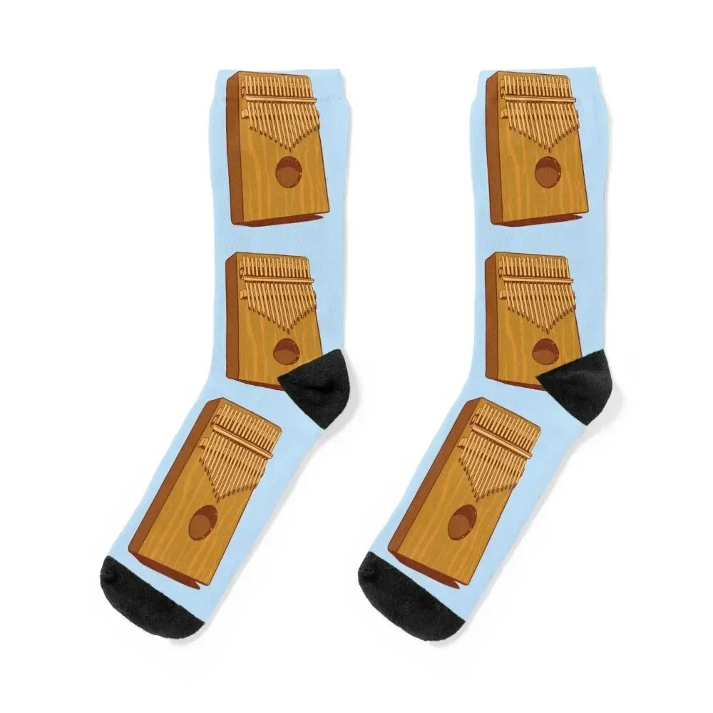 

kalimba, Mbira Socks colored halloween crazy Socks For Men Women's