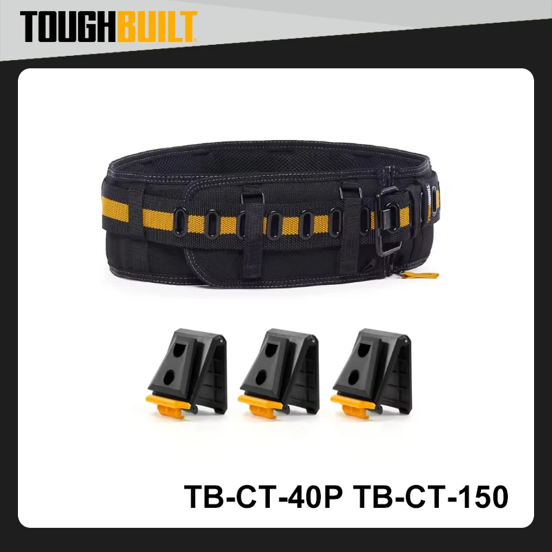 toughbuilt-tb-ct-40p-polyester-construction-belt-padded-heavy-duty-clip-buckle-back-support-work