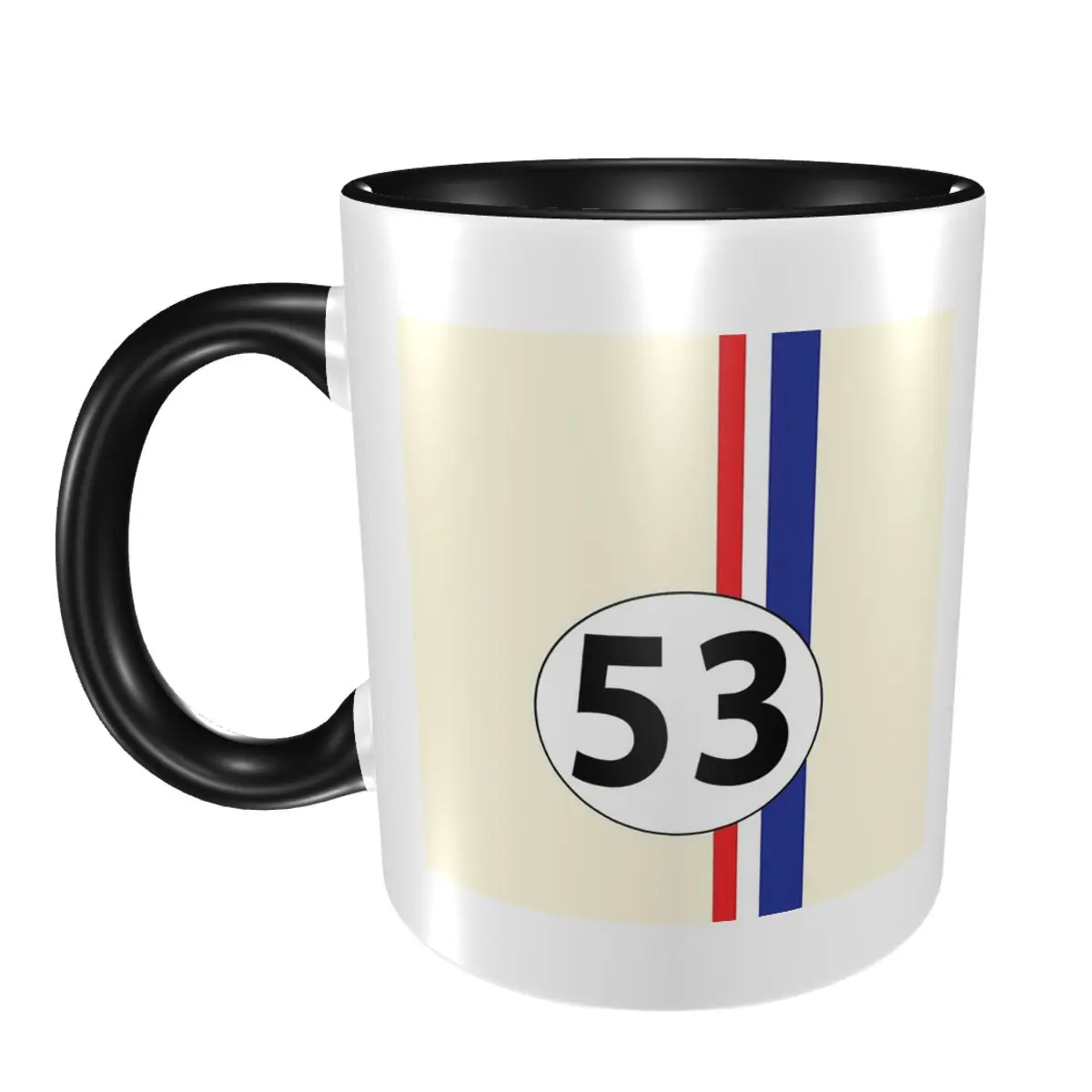 

Herbie Number 53 Mug Funny Ceramic Coffee Cups Tea Mugs Milk Cup Drinkware Gifts for Friends