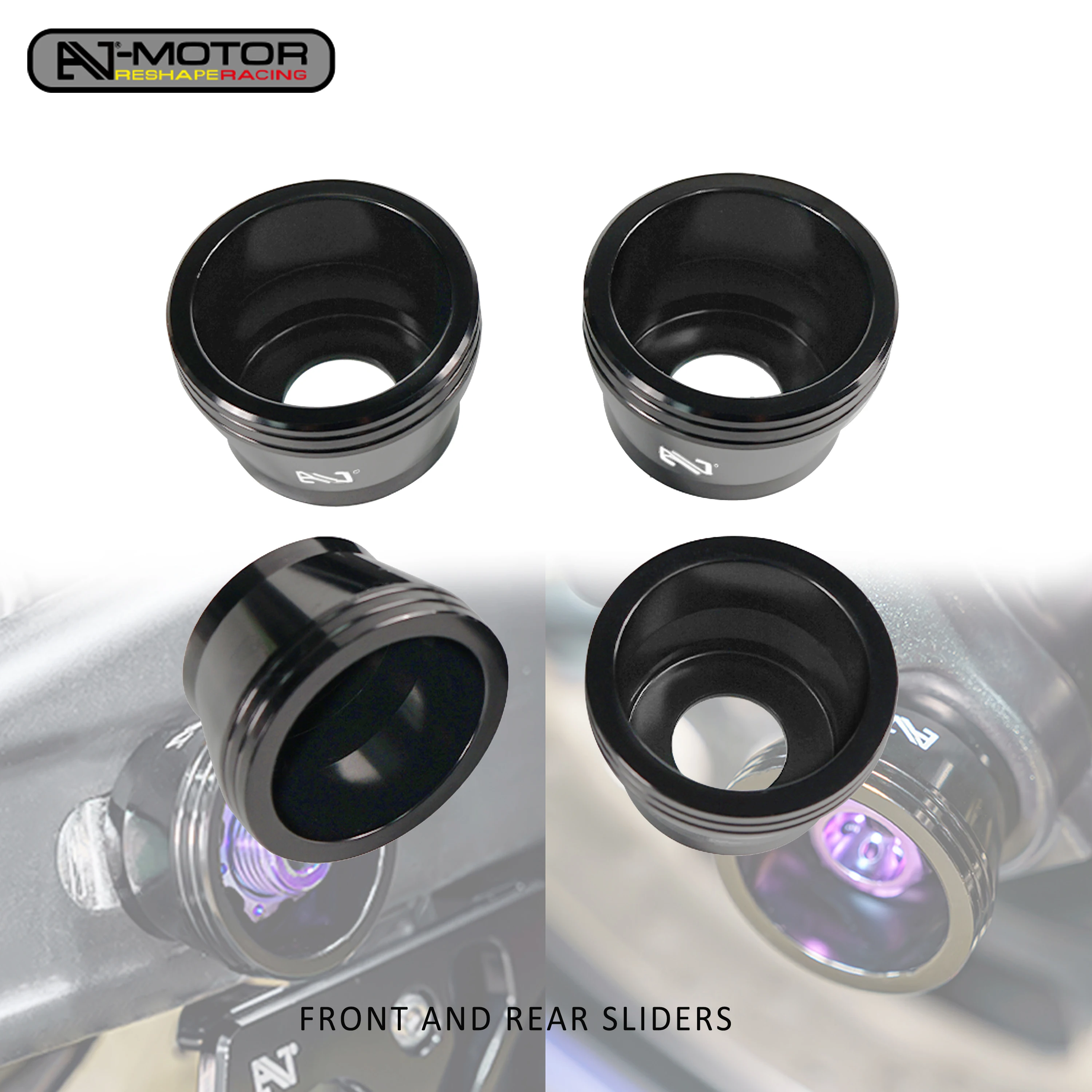 AJ-MOTOR Motorcycle Front and Rear Axle Sliders For Yamaha YZF-R3 2019-2026
