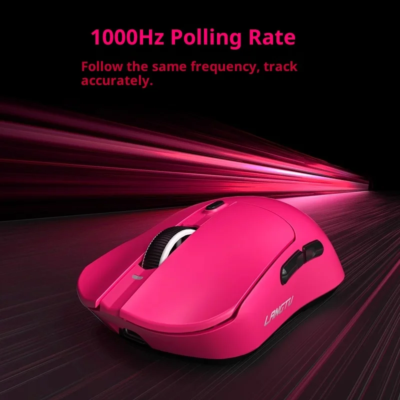 Langtu Kabellose Maus M8, drei Modi, leicht, große Hand, PAW3311, Büro-E-Sport-Gaming-Maus, Computer, Laptop, Zubehör, Geschenke