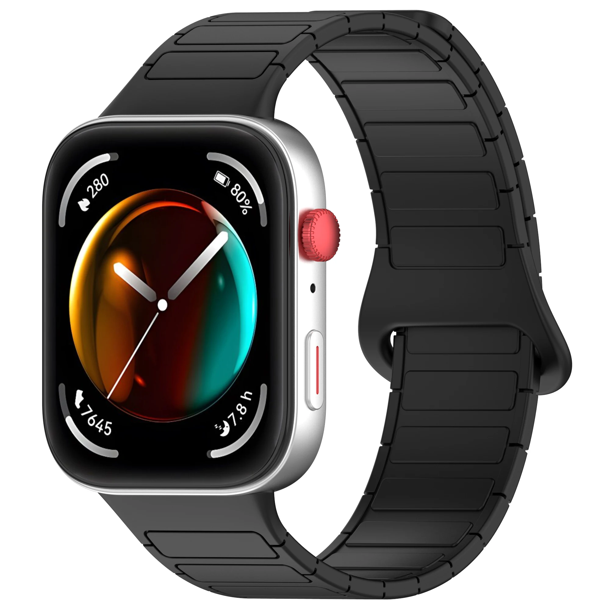 حلقة مغناطيسية لساعة Huawei Watch Fit 3 ملحقات حزام بديل جديد من السيليكون سوار Correa لساعة Huawei watch fit3 Band