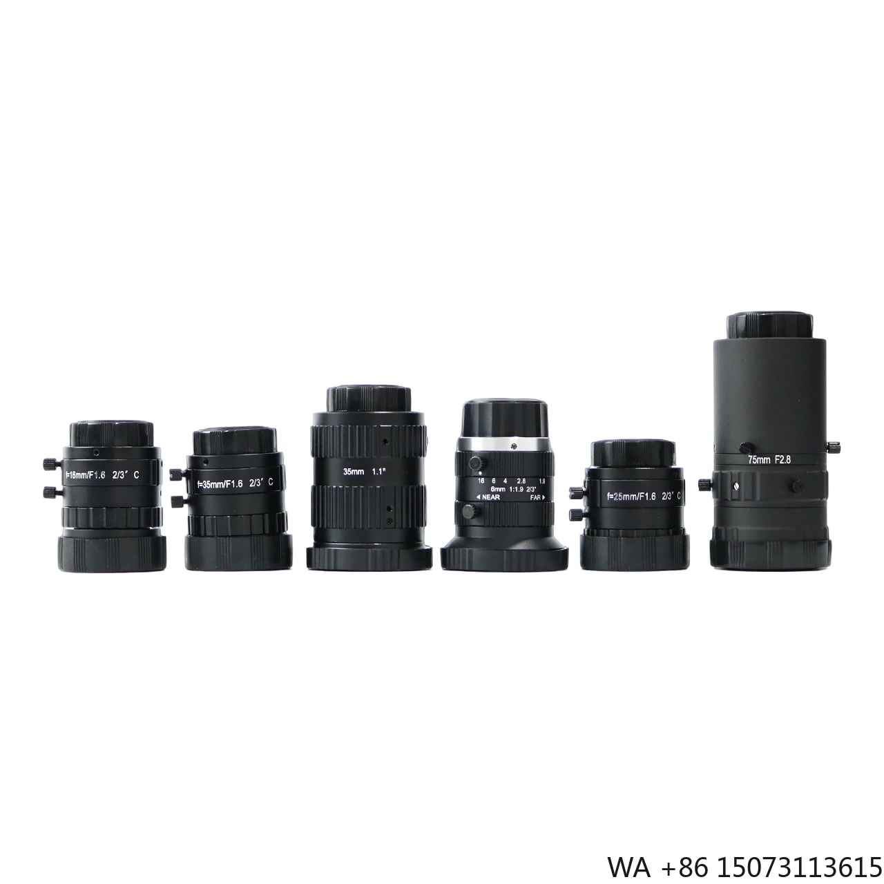 

10MP FA Industrial Lens - 1.1" 6-50mm C-Mount for Machine Vision Inspection