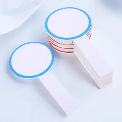 

20Pcs Handheld Scoreboard Reusable Whiteboard Lightweight Dry Erase Paddle for Classroom Presentations Student Activities Blank