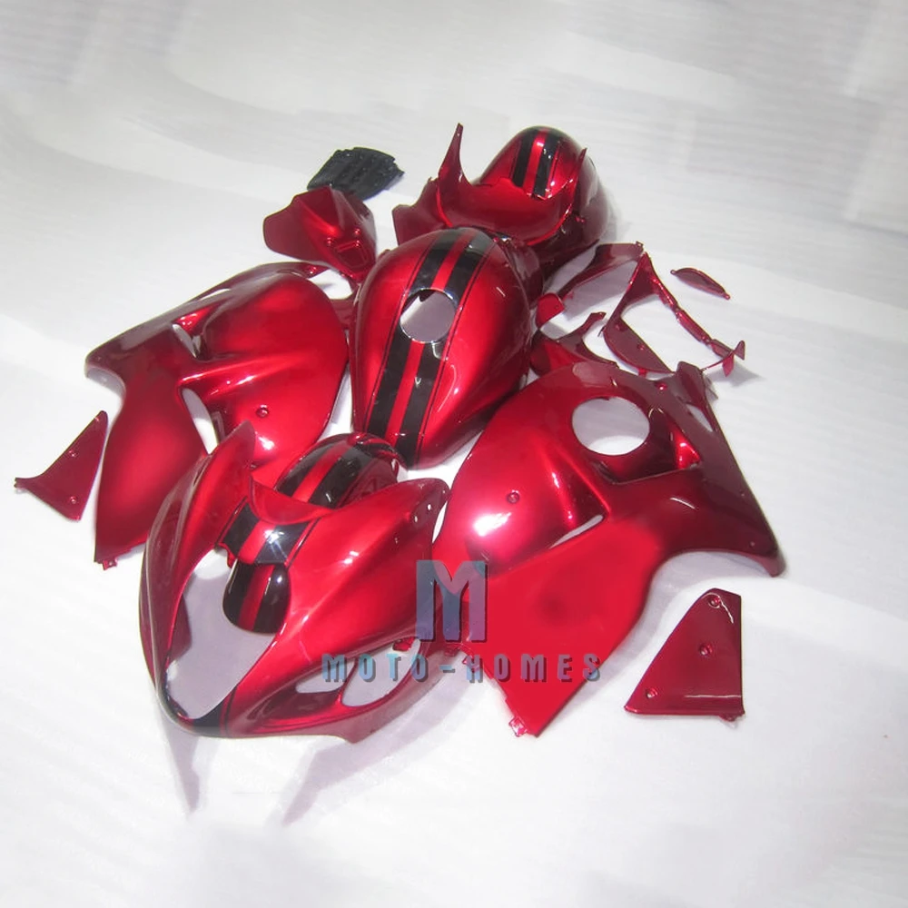 Customized Motorcycle Fairing Kit for SUZUKI GSX1300R 1996 1997-2007 GSXR1300 96 97 98 99 00 01 02-07 Wrecked Bike Rebuild Red