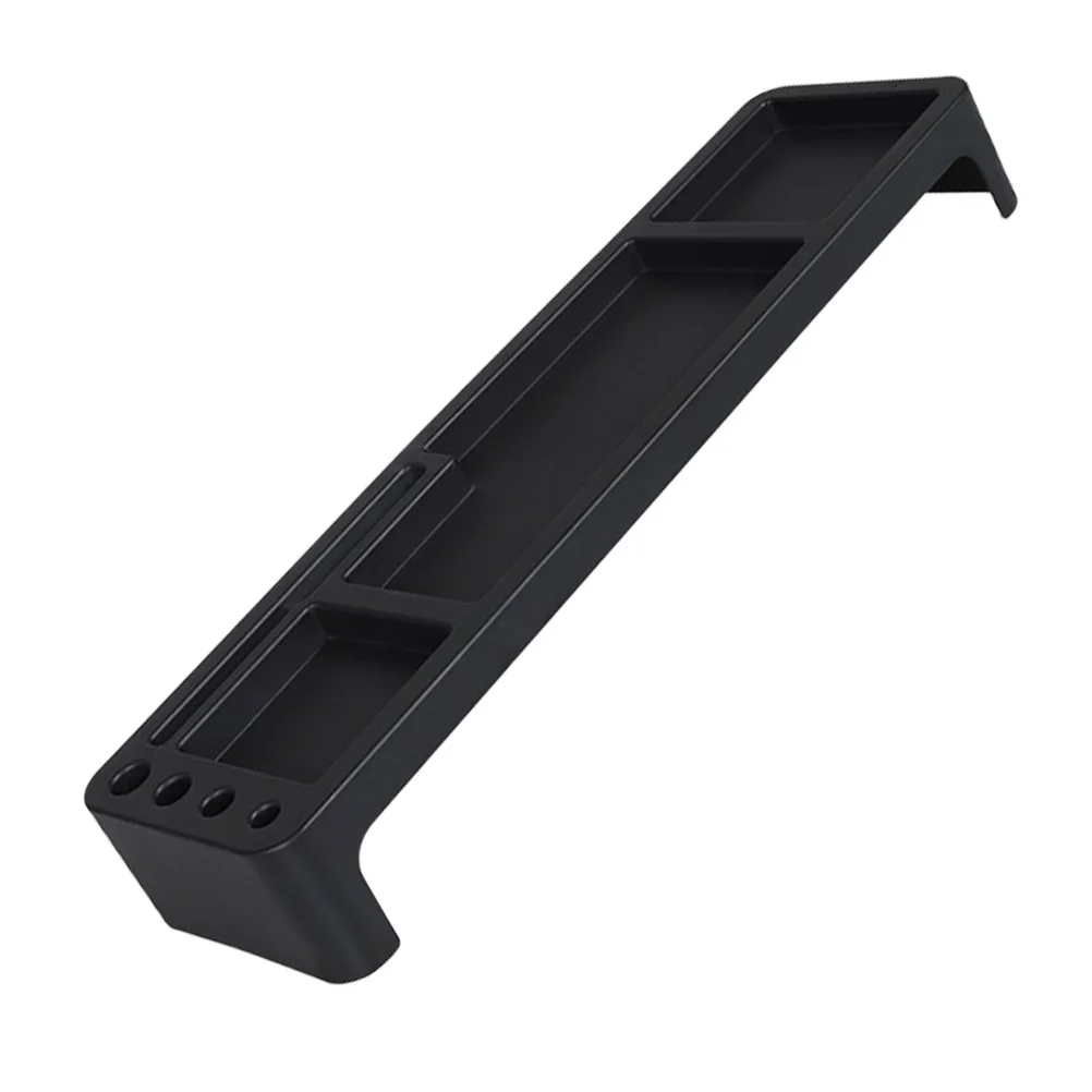 

Keyboard Shelf White Multifunctional Abs Desktop Organizer For Notes Pens Phone Home Office Space Saving Simple Rack