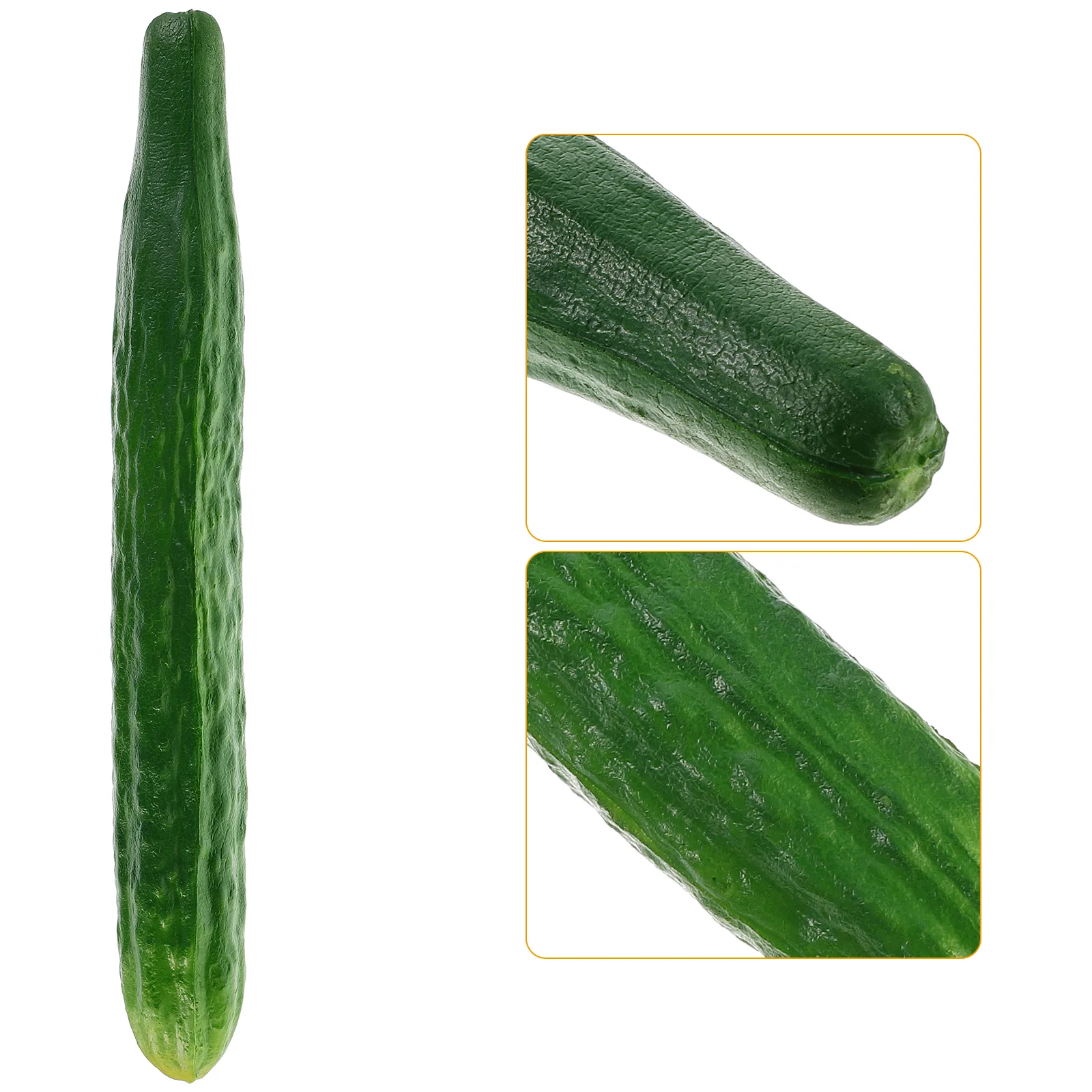 Simulated Vegetable Model Fake Cucumber Dish Decoration Kitchen Cabinet Photography Ornament (pu Cucumber) Prop Models