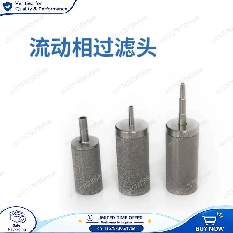 Liquid chromatography filter head mobile phase solvent filtration stainless steel sedimentation filter head 2um 10um 20um three-