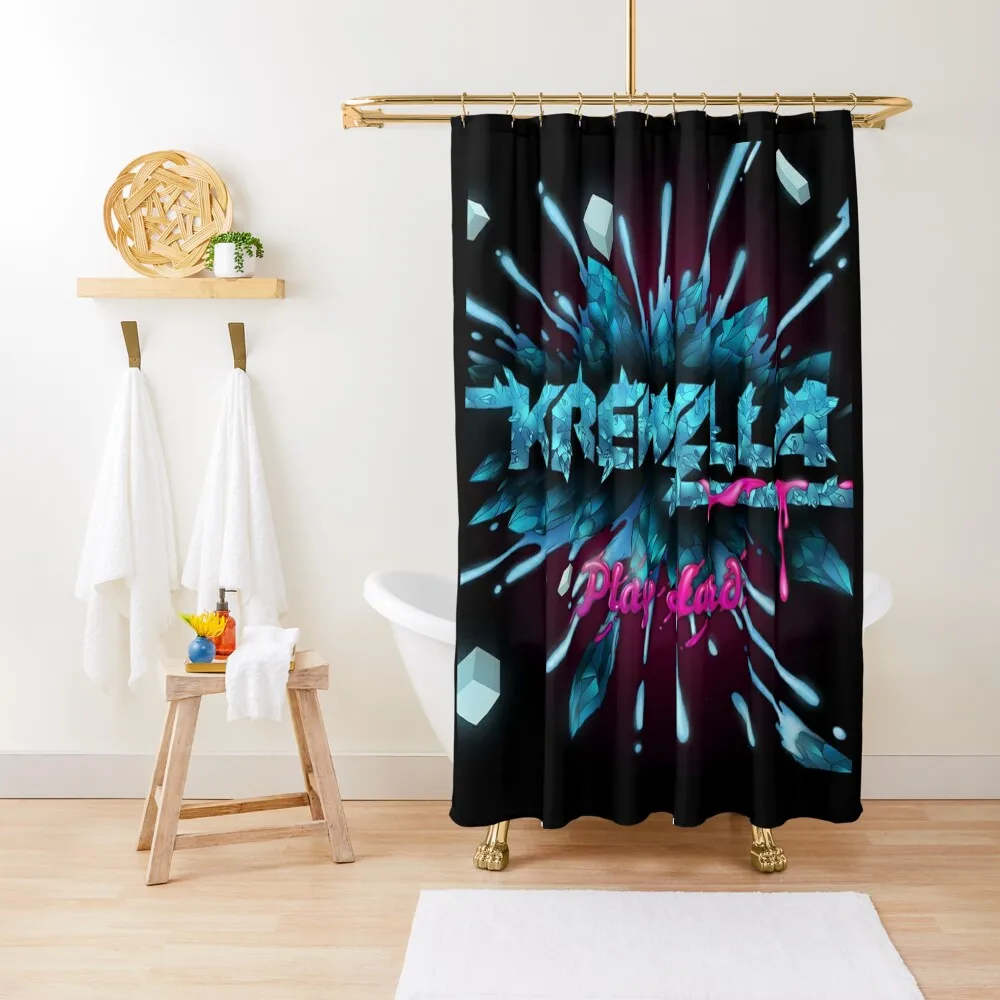 

Krewella play hard Shower Curtain Cover For The Bathroom Cute Shower Waterproof Shower Curtain