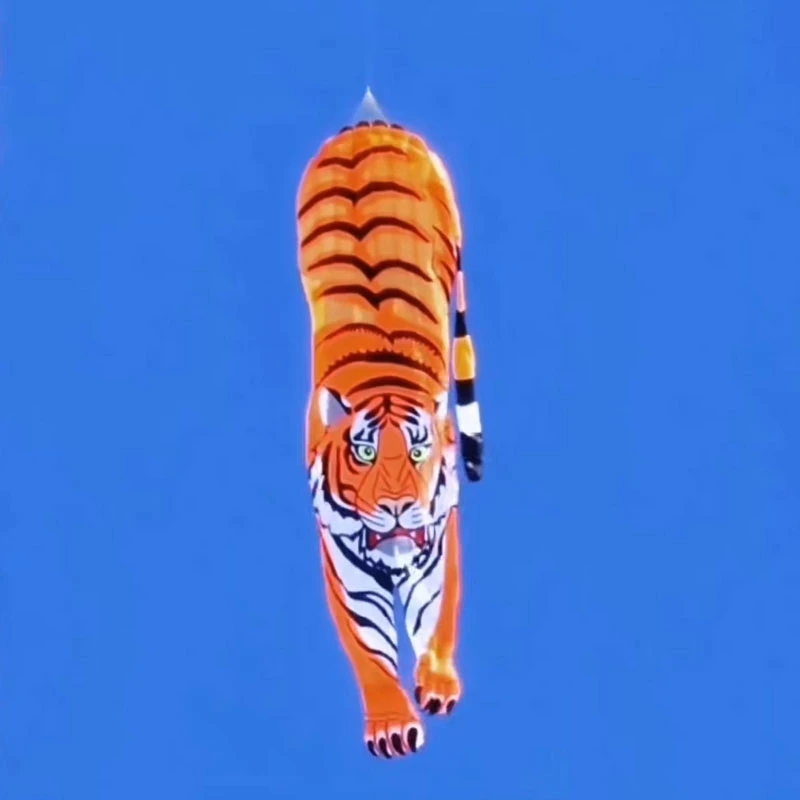 10m tiger kites flying soft kites nylon ripstop weifang kites professional wind kites factory kite adults inflatable show kite