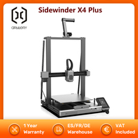 Artillery Sidewinder X4 plus High-Speed 3D Printer 500mm/s with 300x300x400mm Printing Area X Y-axis Metal Extruder FDM Machine