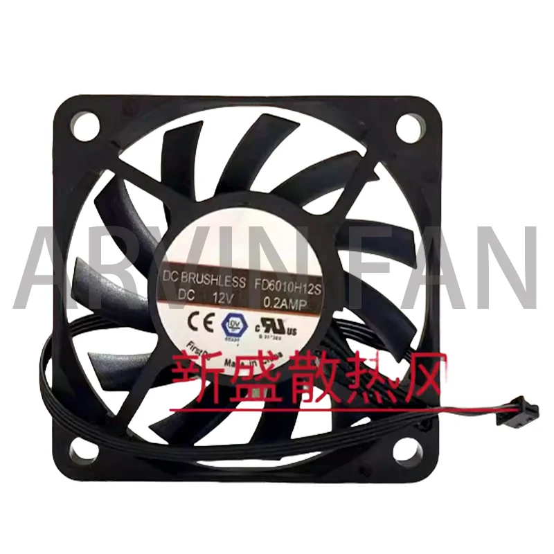 

Brand New FD6010H12S 12V 0.2AMP 6010 Cooling Fan