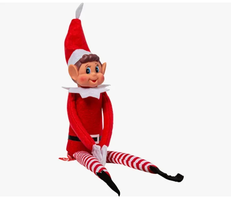 Christmas Elf Behaving Badly Plush Toy Elfette Novelty Long Bendy Naughty Girl Christmas Doll Boy Elf Soft Toys with Long Legs