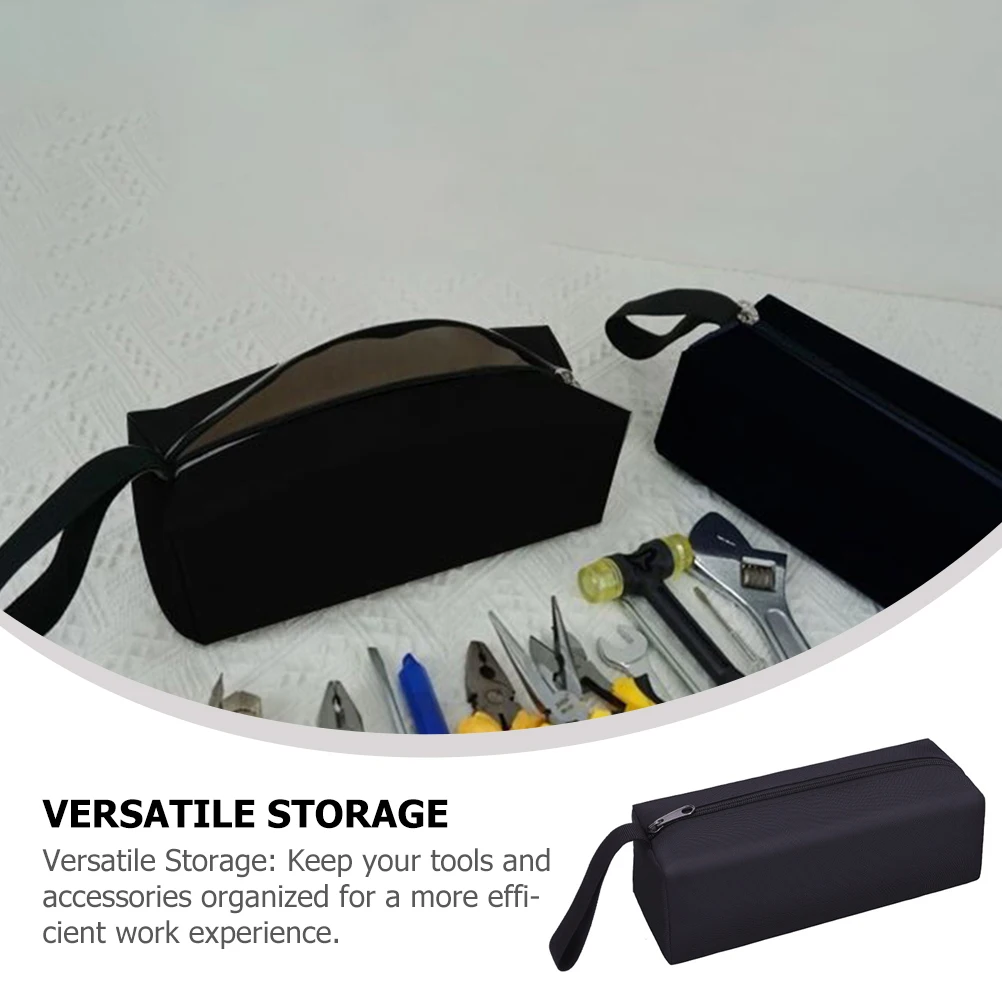 

3pcs Tool Storage Bags Large Black -02 Waterproof Heavy Duty Oxford Cloth Pouches for Tools Multi Purpose Organizer Travel
