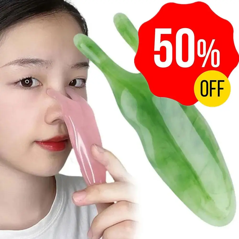 

Resin Face Lifting Scraping Massage Facial Tools Massage Plate Reduce Puffiness Nose Lifting Nose Massager