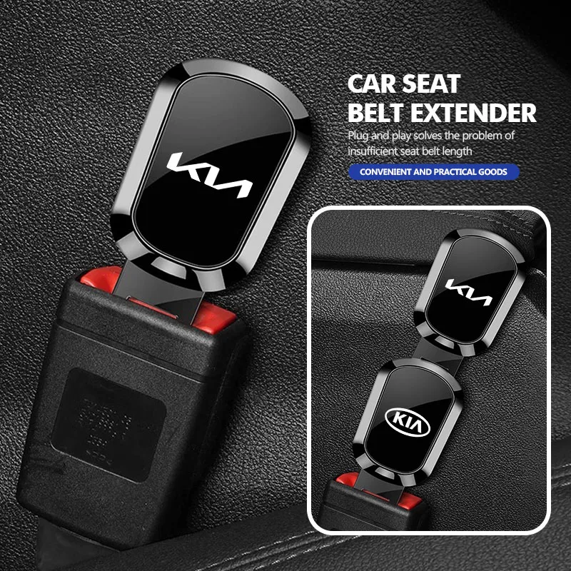 Cinto de segurança do carro bloqueio fivela extensão plug cinto de segurança clipe extensor para kia k5 k2 rio ceed soul picanto stonic venga sorento