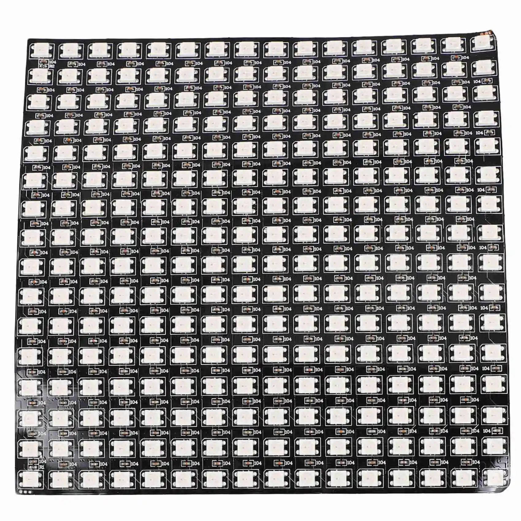 【HOT-PRICE!】4X WS2812 RGB LED Matrix Panel Individually Addressable Flexible For Video Display, DC5V (16X16)