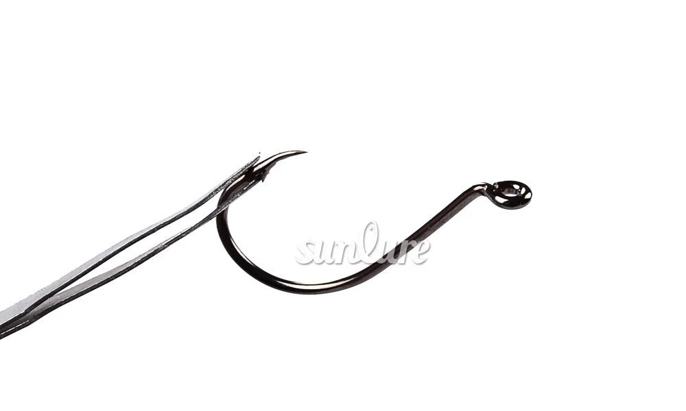 10/20/50 Box Long Shank Fishing Hook 10#-70# Fish Hooks High Carbon Steel Sharp Barbed Offset Narrow Bait Hook Fishhook