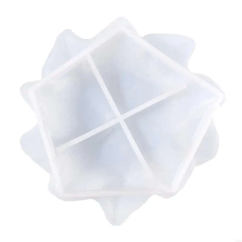 

U90E Handmade Leaf Plate Mold Aroma Plaster Silicone Mold Handicrafts Fruit Tray Mold