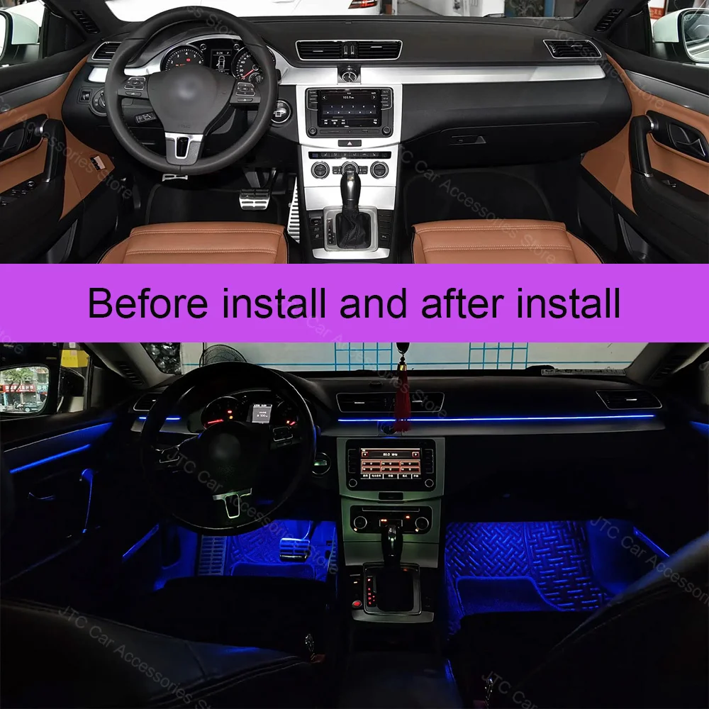 Dynamic Active Ambient Lighting For Volkswagen Polo For Volkswagen Touareg For Volkswagen Passat For Volkswagen Tiguan   Lights