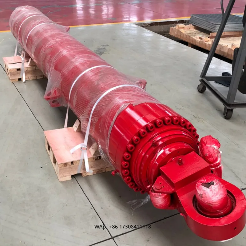 Large Hydraulic Drum Cylinder for Engineering Machine Piston Rod up to 3000mm Stroke