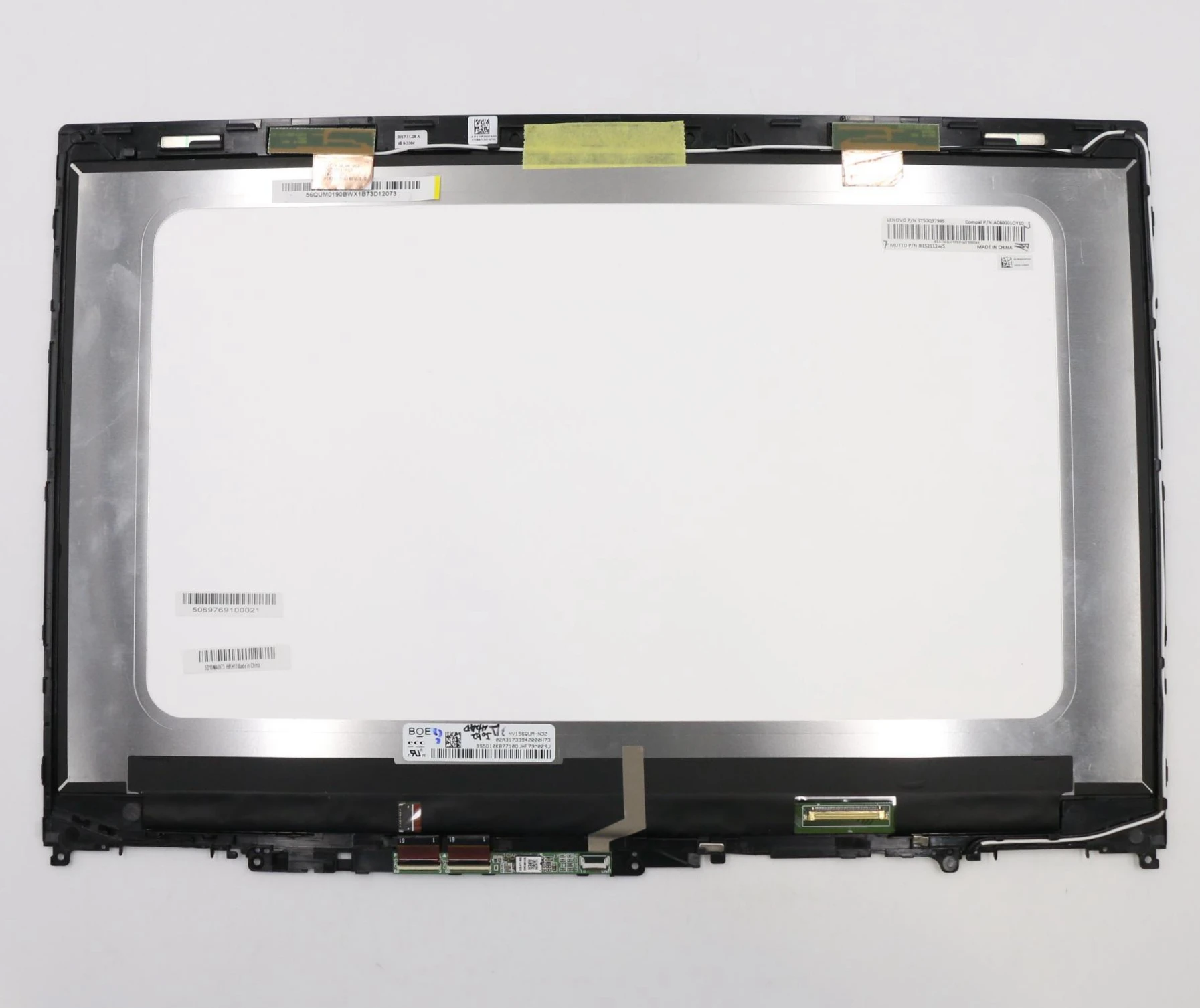 Imagem -03 - para Lenovo Ideapad Flex 515 Flex 5-1570 80xb 81ca 15.6 Inch Polegadas Nv156qum-n32 p n 5d10n46973 4k Lcd Tela de Toque Digitador Assembléia