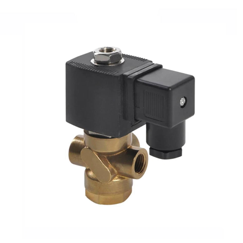 

COVNA 1/4 inch 220V AC 24V DC Direct Acting 3 Way Diverter Electric Water Solenoid Valve