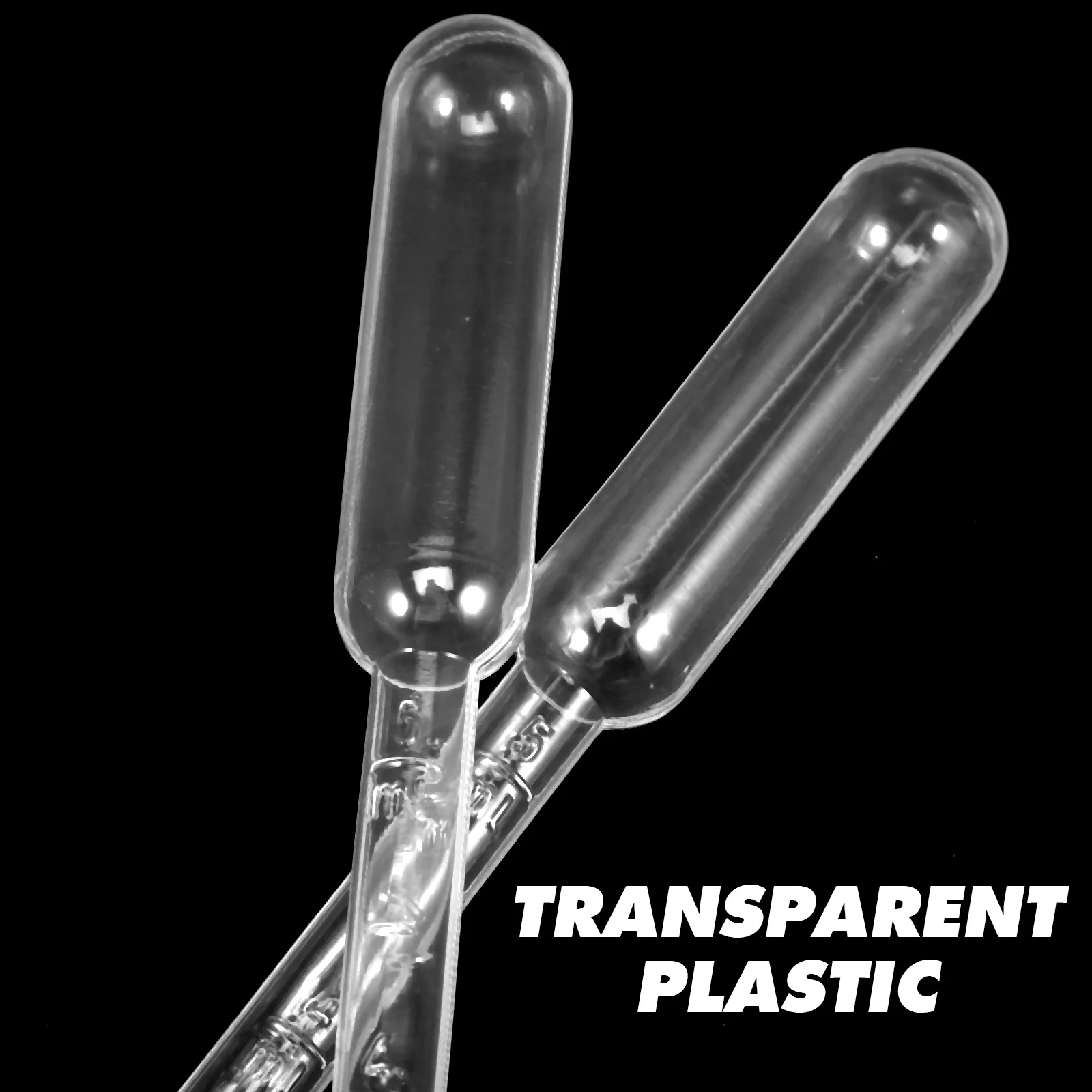 

100 Pcs Plastic Graduated Straw Laboratory Pipette Calibrated Dropper Transfer with Scale Pipettes Droppers
