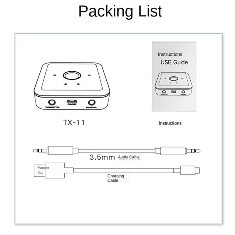 2026 جديد + بلوتوث 5.2 جهاز ريسيفر استقبال وإرسال الصوت 24Bit 96Khz 3.5 مللي متر التكيف LL HD محول لاسلكي لسيارة التلفزيون الكمبيوتر #5