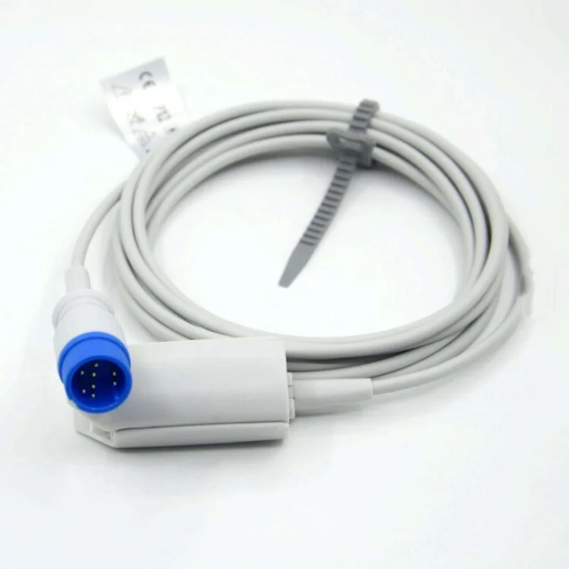 Compatible For Creative K12 round 8pin Reusable Adult Finger SpO2 Sensor  TPU 3M Oximetry sensor