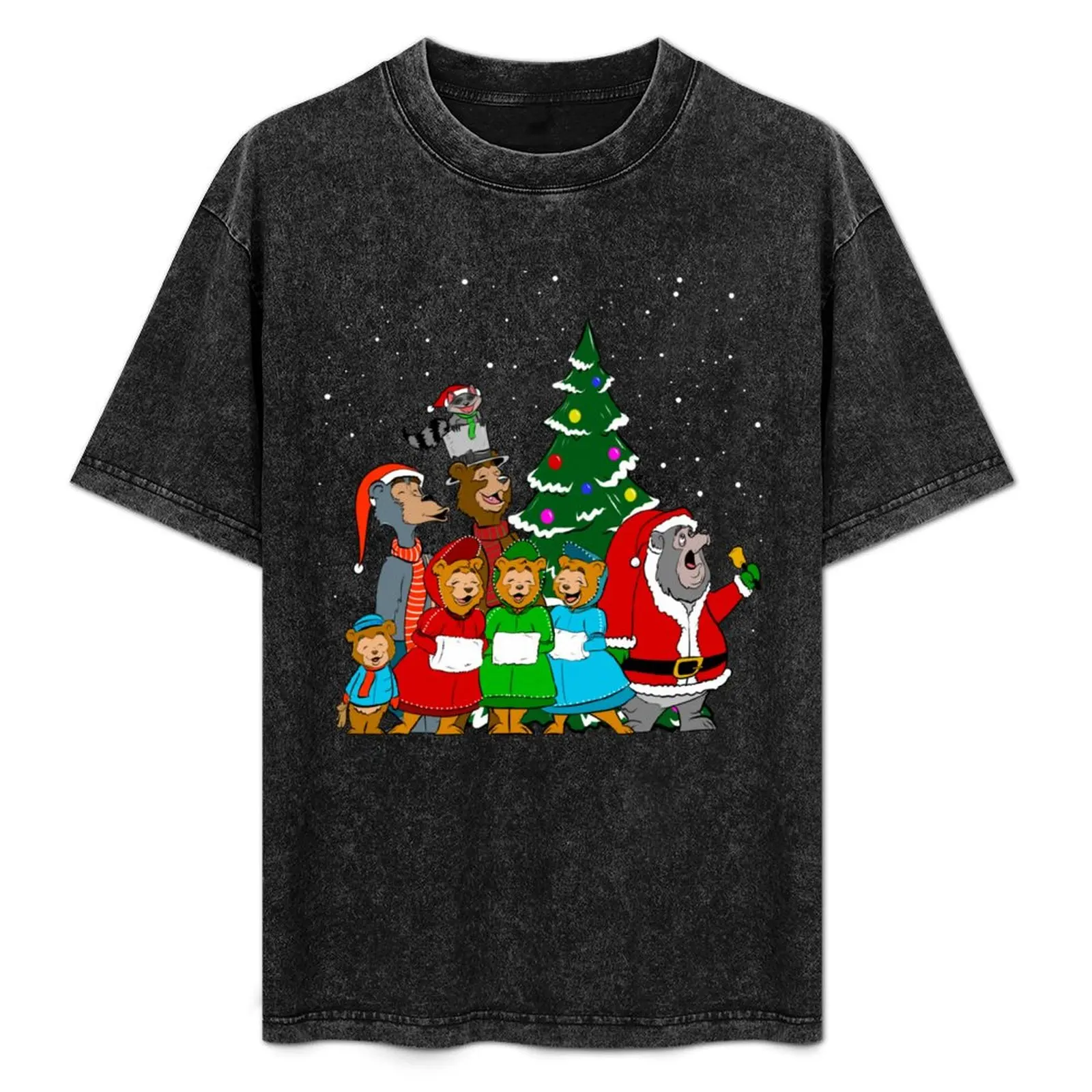 

Country bear Jamboree Christmas T-Shirt Running Gym Short Sleeve Sports Tee