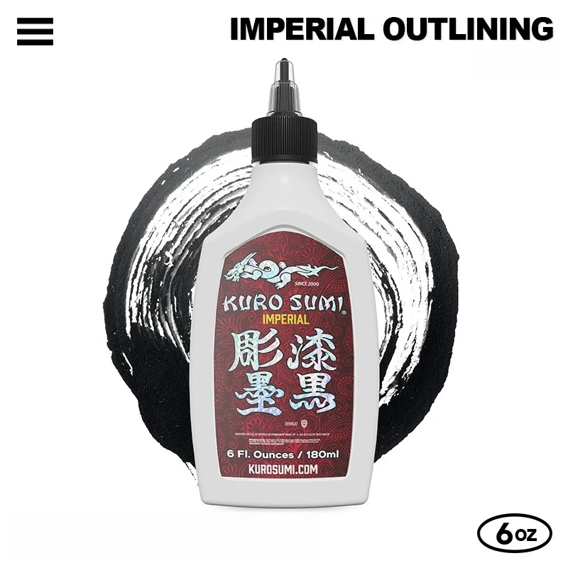 Black Outlining Tattoo Ink Pigment Professional Permanent Body Art Beauty Makeup Premium Tattoo Ink for Outlining Shading