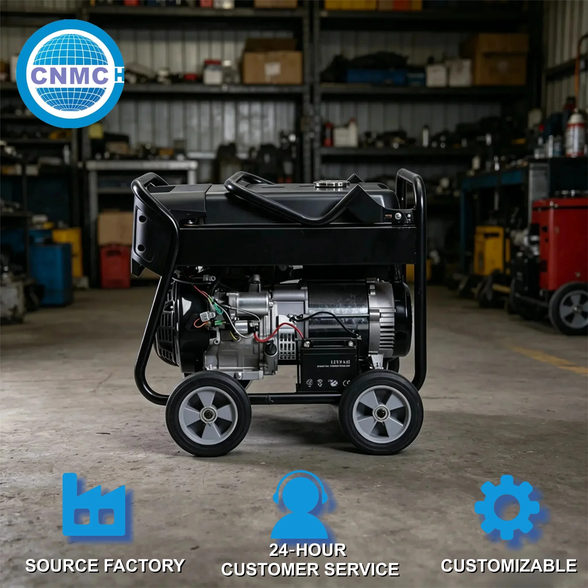 CNMC 5KW 6KW 7.5KW 9KW 9.5KW Open Frame Portable Petrol Generator 50HZ 220V Generators for Home Electricity CE EPA Certified