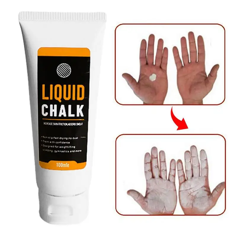 50/100ml Liquid Chalk Anti-slip Magnesium Powder Weightlifting Rock Climbing Lifting Workout Non-slip Powder Gym Fitness Sports