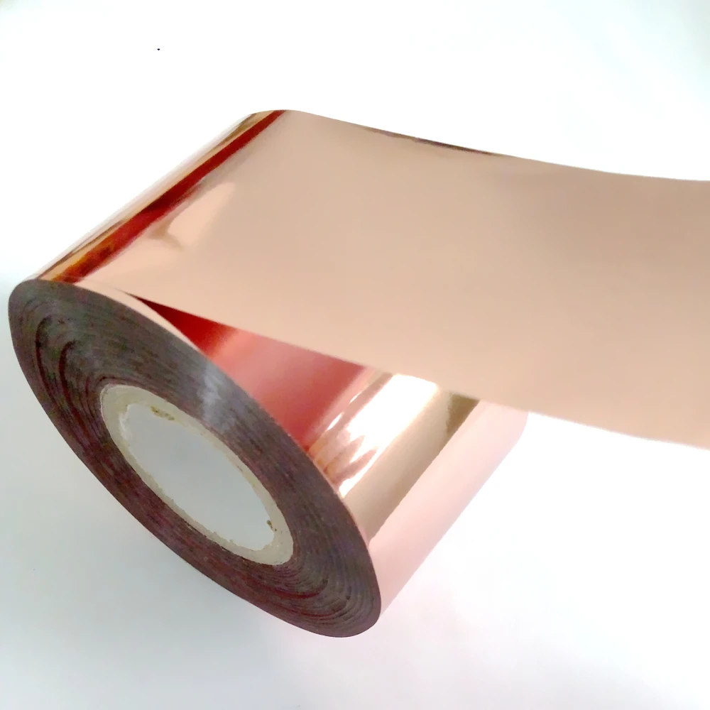 4CMx120M Wholesale Metal Mirror Rose Gold Nail Art Foil For Design DIY Transfer Sticker Bronzing Decal Manicure Tools
