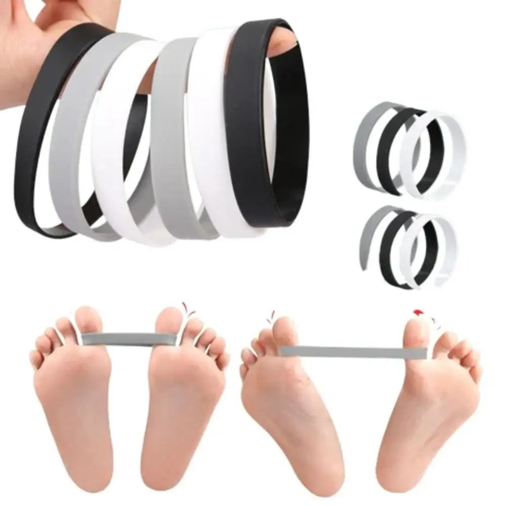 Silicone Thumb Posture Corrector Toe Training Stretcher Toe Valgus Corrective Belt Efficient Solid Color