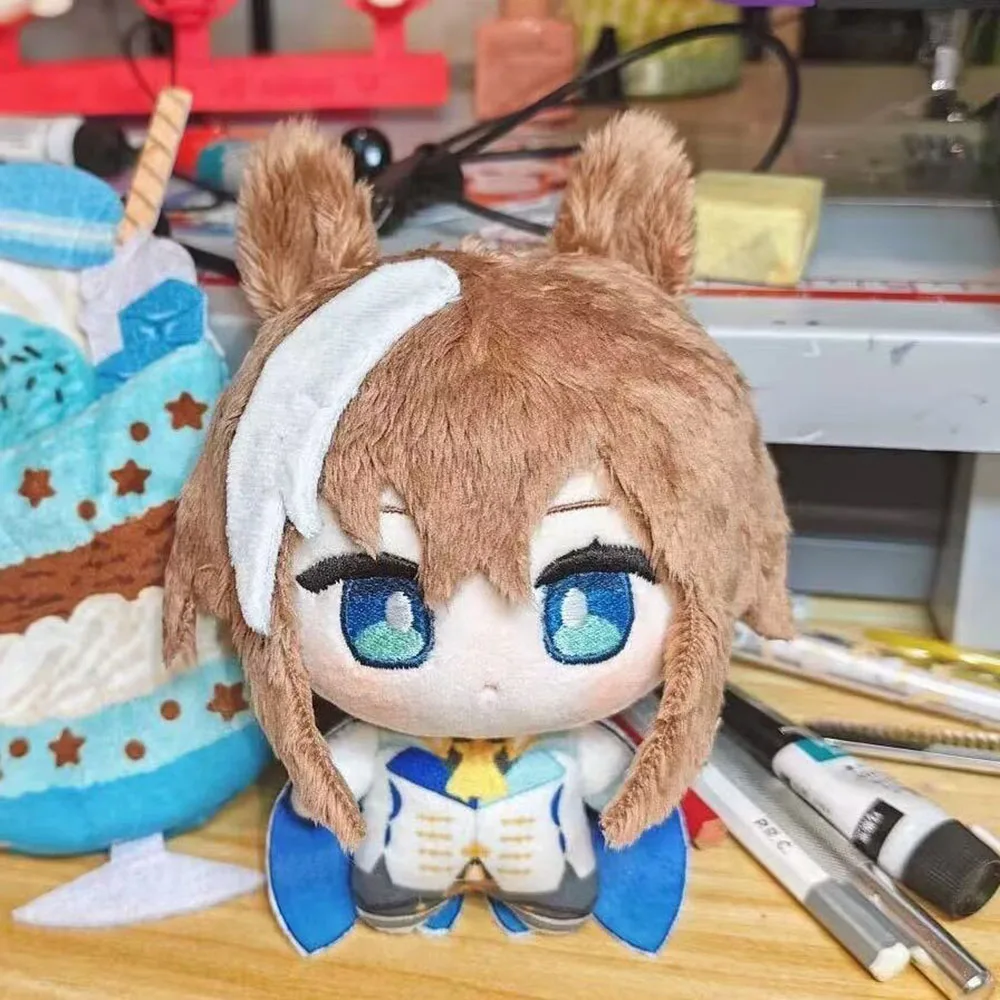 10cm Pretty Derby Cosplay Cheval Grand Plush Doll Pendant Birthday Keychain Toys Grand Cheval Stuffed Doll Fans Christmas Gift