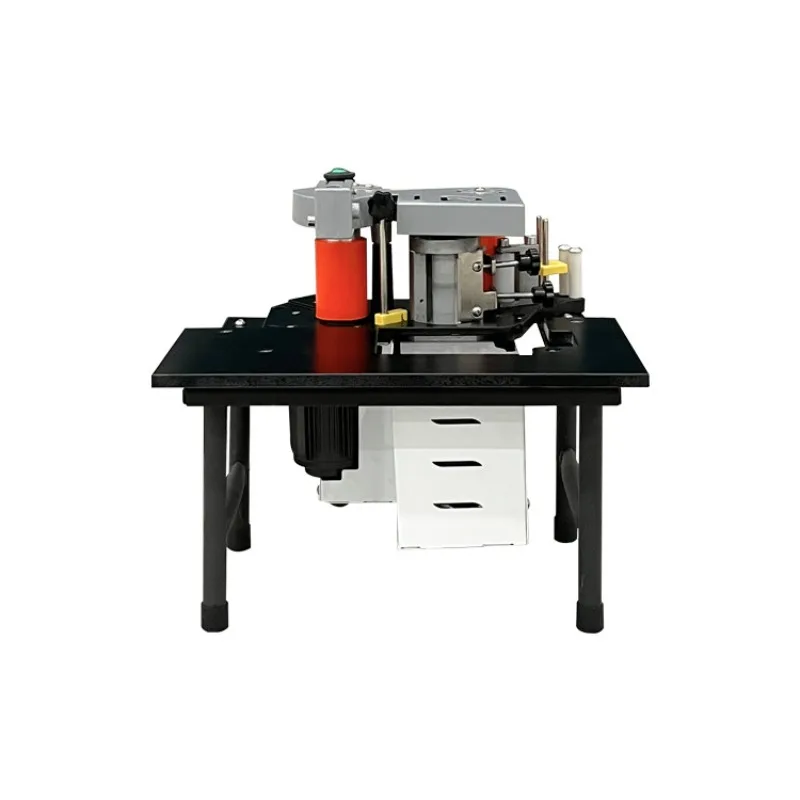 Portable Edge Banding Machine Wood PVC Dual Side Gluer with Tray Adjustable Speed 1200W