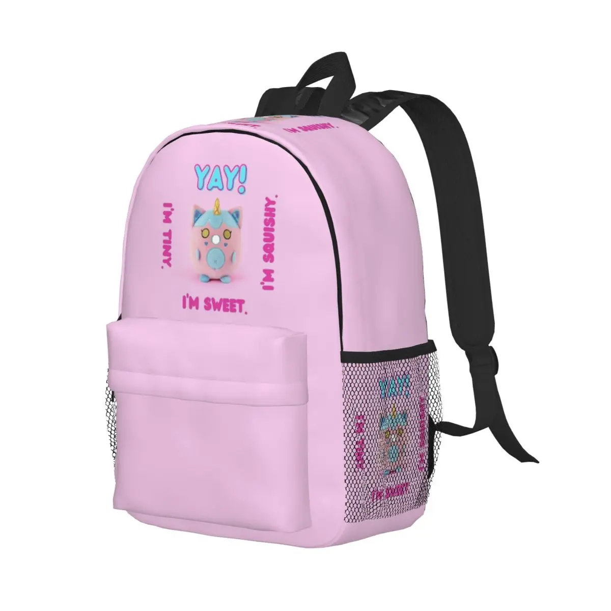 

Betty ItsFunneh Krew District Backpack Student Boys Girls BookBag Children School Bag Laptop Shoulder Bags for Men Women