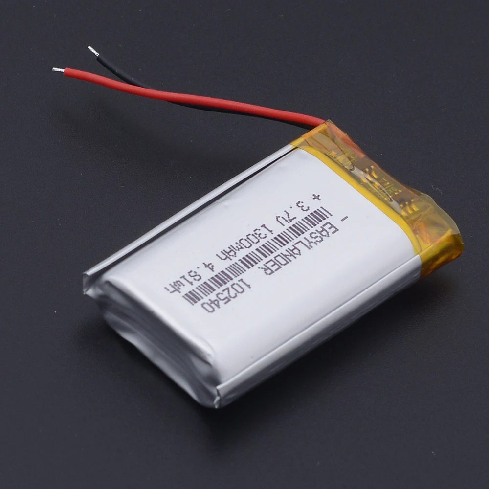 3.7 فولت، 1300 مللي أمبير 102540 922543   بطارية ليثيوم أيون / ليثيوم أيون البوليمر تحل محل المسجل في المرآة 102439   جهاز تسجيل فيديو جي بي إس