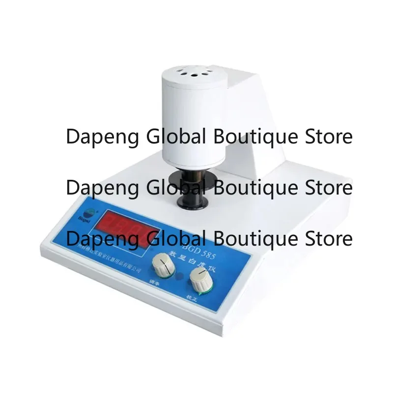 585    Digital Whiteness Meter with Digital Display Benchtop Brightness Tester for Quality Control